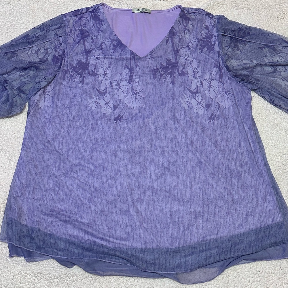 Purple blouse - Picture 2 of 10